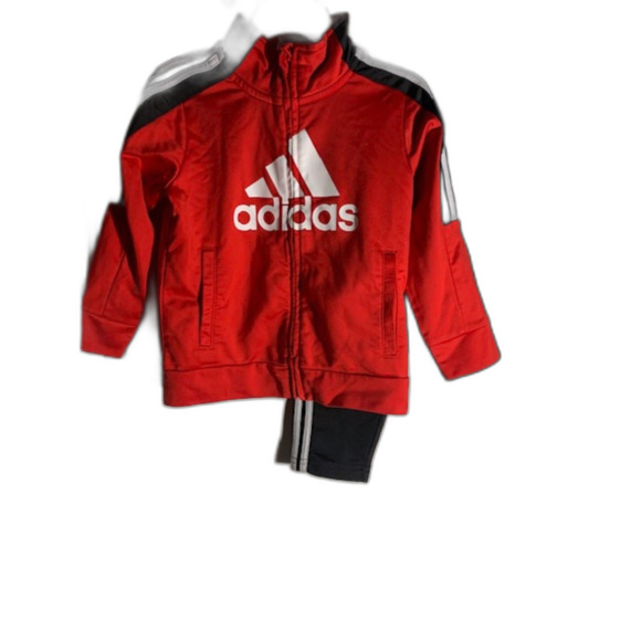 Adidas CONTRAST 3S TRICOT TRACK SET 24 Months - Picture 1 of 4